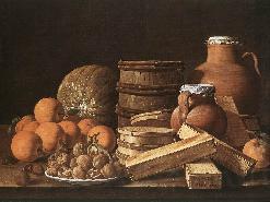 unknow artist Classical Still Life, Fruits on Table Norge oil painting art